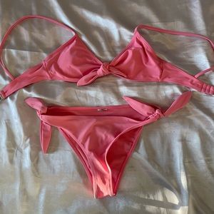 Pink Cheeky Bikini set